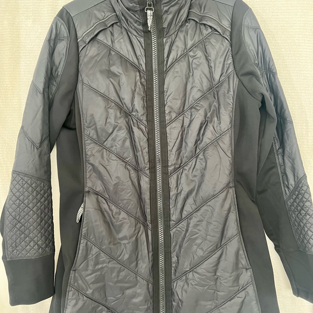Athleta Black Warm and Cozy Jacket Size L